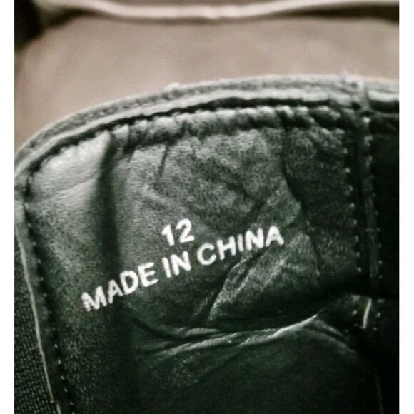 ASOS Design Men's Size 12 Chelsea 1/2 Boots Black Faux Suede - Picture 7 of 7